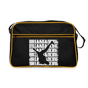 Drôle de Breakdancer - Sac Retro - noir/or - Devant
