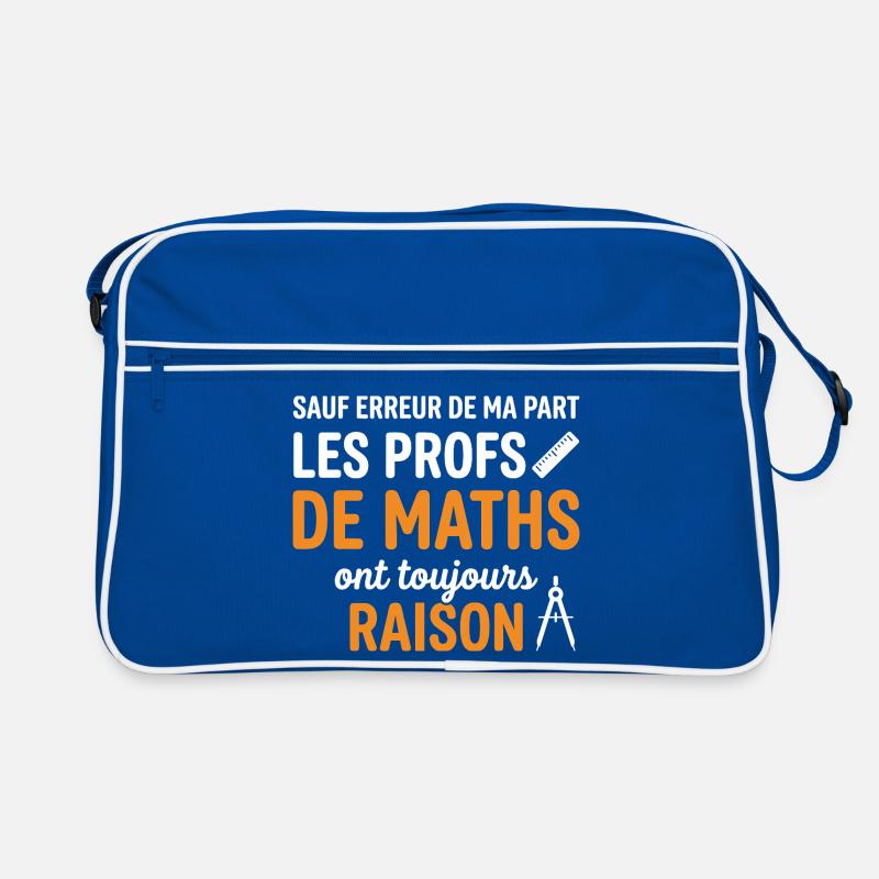 Profs de Maths Toujours Raison Sac Retro