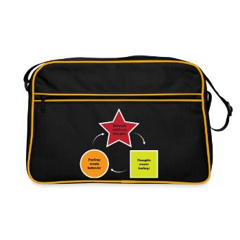 Behavioral Therapy, Behavior Therapy - Retro Bag - black/gold - Front
