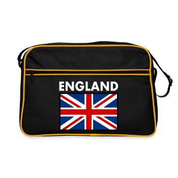 angleterre - Sac Retro - noir/or - Devant