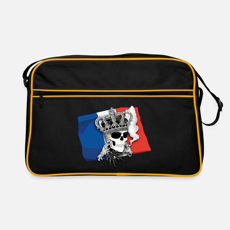 Fanshirt-Frankreich Retro Tasche