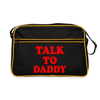 Talk to daddy - Sac Retro - noir/or - Devant