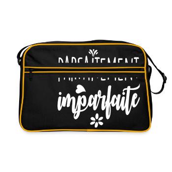 Parfaitement imparfaite - Sac Retro - noir/or - Devant