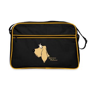 Spinone Italiano blond - Sac Retro - noir/or - Devant
