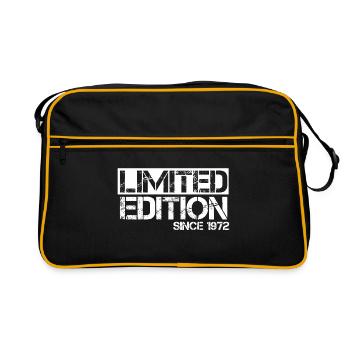 Limited Edition 1972 Birthday birth year birth - Retro Bag - black/gold - Front