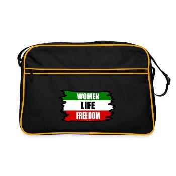 Women life freedom - Retro Bag - black/gold - Front