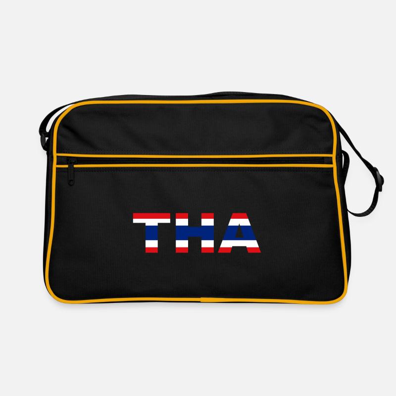 Drapeau Thaïlande Code ISO THA Sac Retro