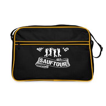 Men's Day - Retro Bag - black/gold - Front