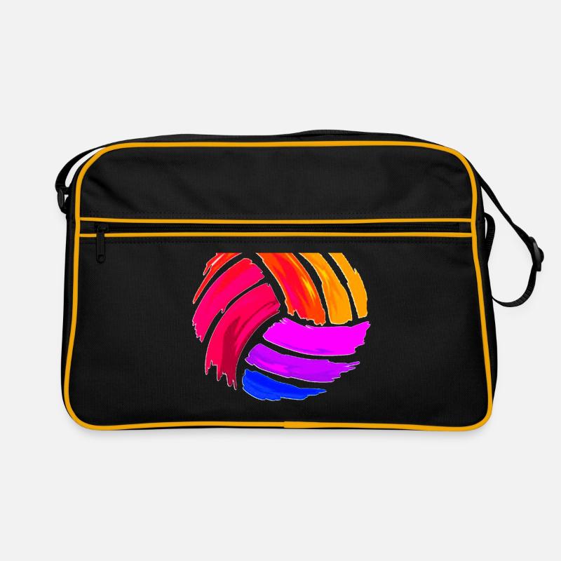 Volley-ball - Sac Retro - noir/or