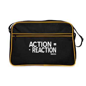 La troisième loi de Newton - Sac Retro - noir/or - Devant