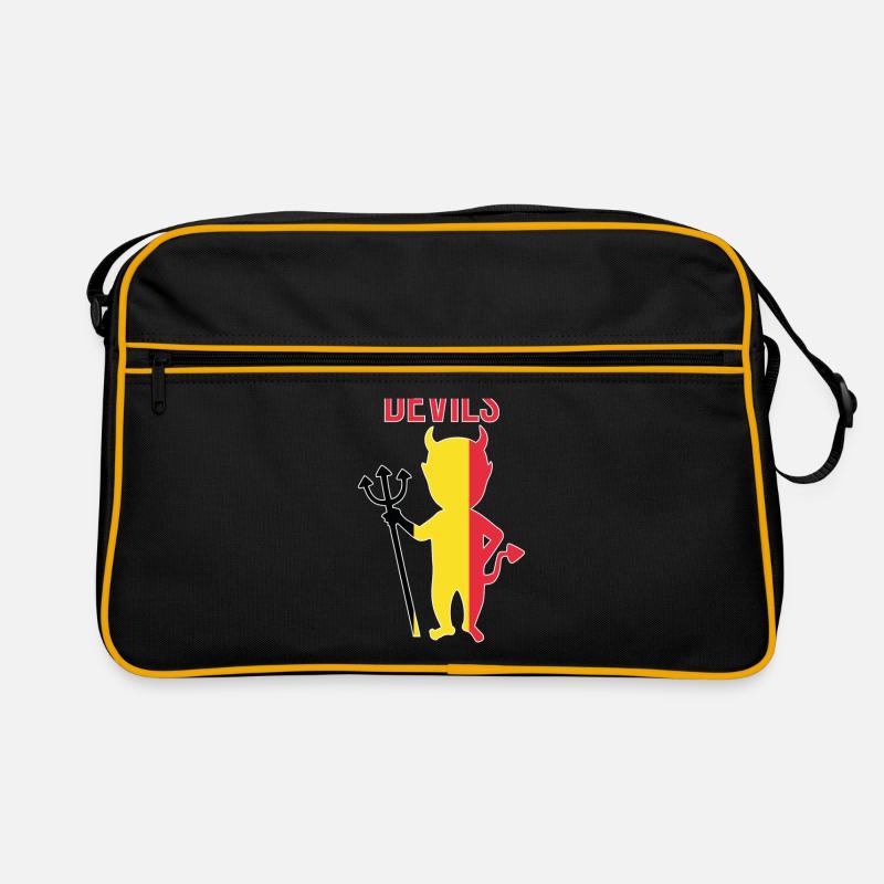 Devil trident Belgique symbole cadeau Sac Retro