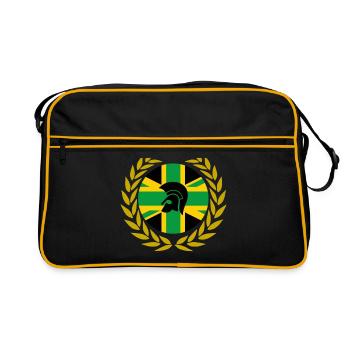 UNITY JAM SKA LAUREL DESIGN - Retro Bag - black/gold - Front