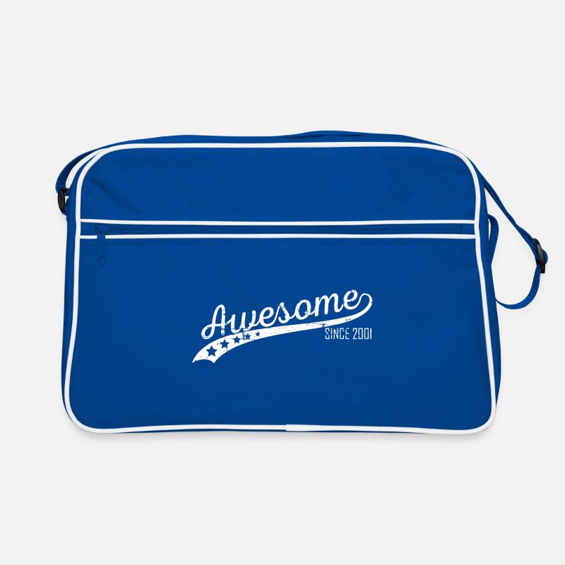 Awesome since 2001 Geschenk Retro Tasche