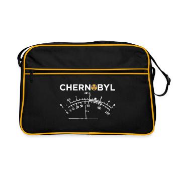Chernobyl radioactive atom radiation gift - Retro Bag - black/gold - Front