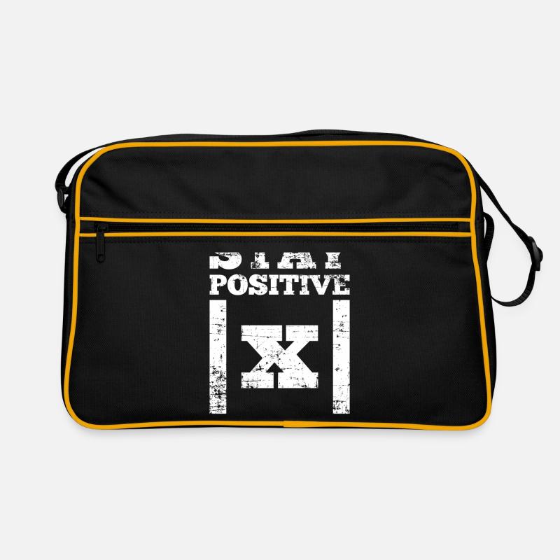 Stay Positive Math Amount Function Gift Retro Bag