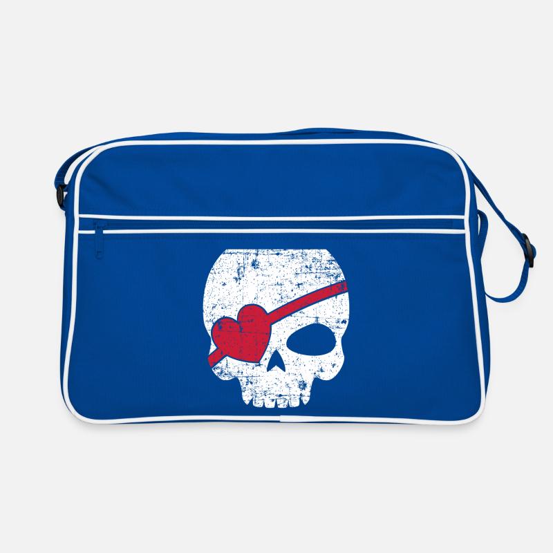 Cadeau de crâne pirate cache-œil pirate Sac Retro