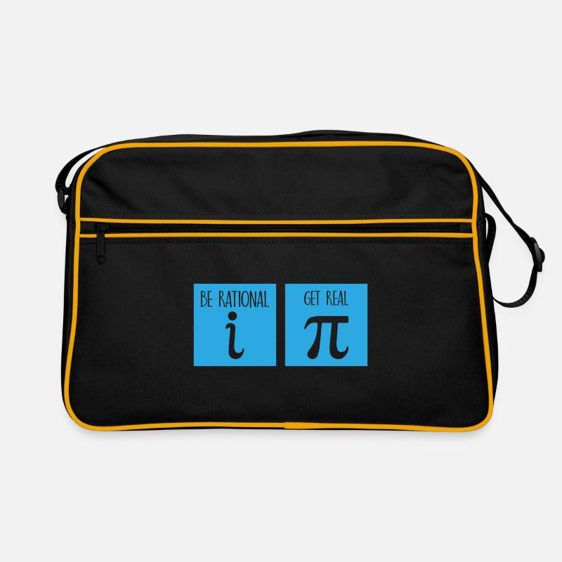 Mathe pi Spruch Schule Geschenk Retro Tasche