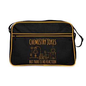 Laboratoire de chimie en disant cadeau - Sac Retro - noir/or - Devant