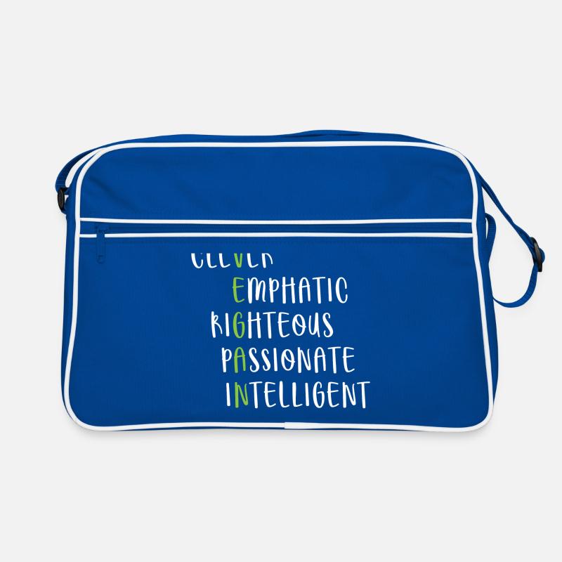 Mode de vie végétalien disant cadeau Sac Retro
