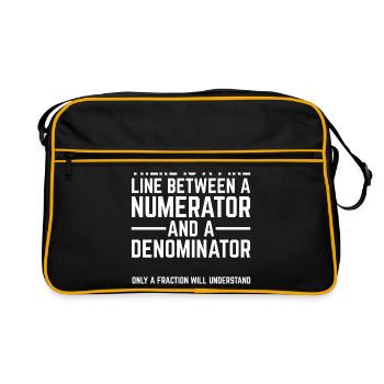 There is a fine line between a Numerator Cadeau - Sac Retro - noir/or - Devant