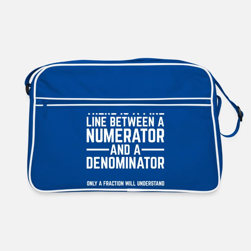 There is a fine line between a Numerator Gift Retro Bag