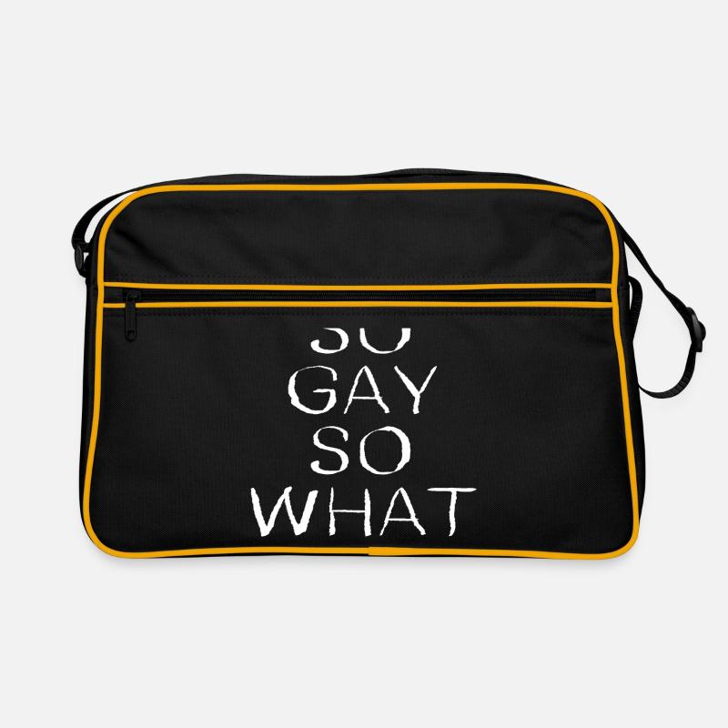So gay so what gift Retro Bag