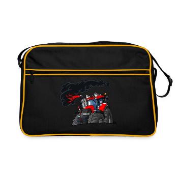 0844 CIH smoke - Retro Bag - black/gold - Front