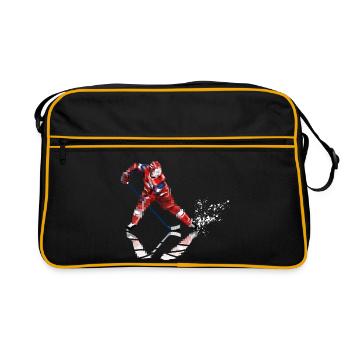 hockey - Sac Retro - noir/or - Devant