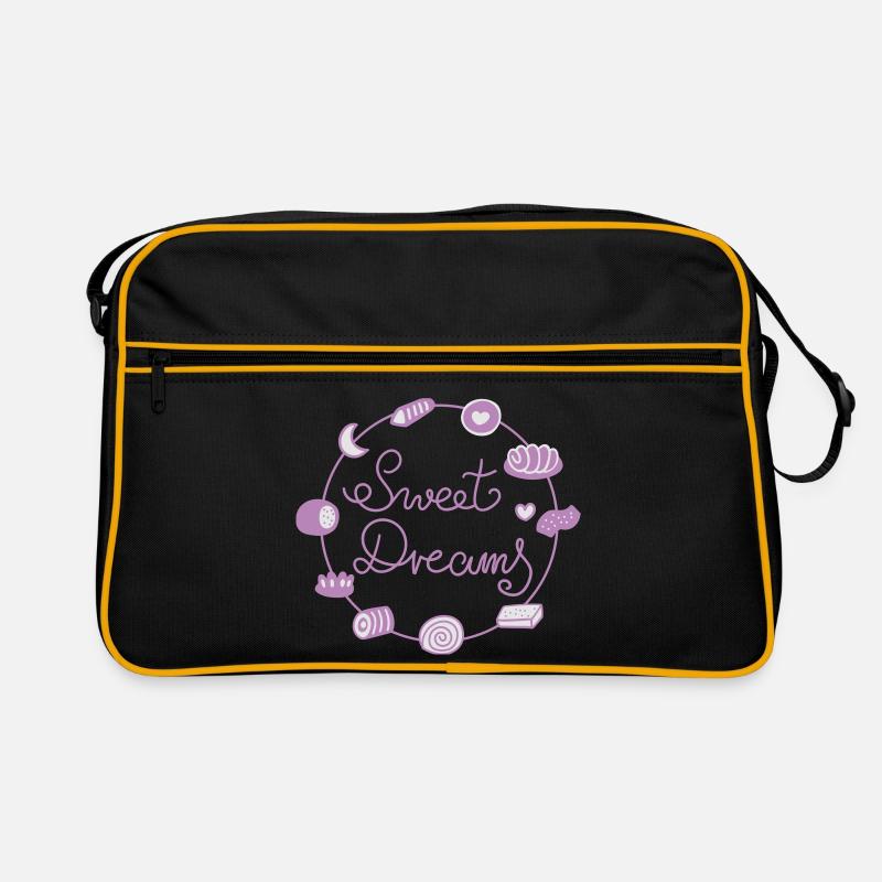 Sweet Dreams  - Retro Tasche - Schwarz/Gold