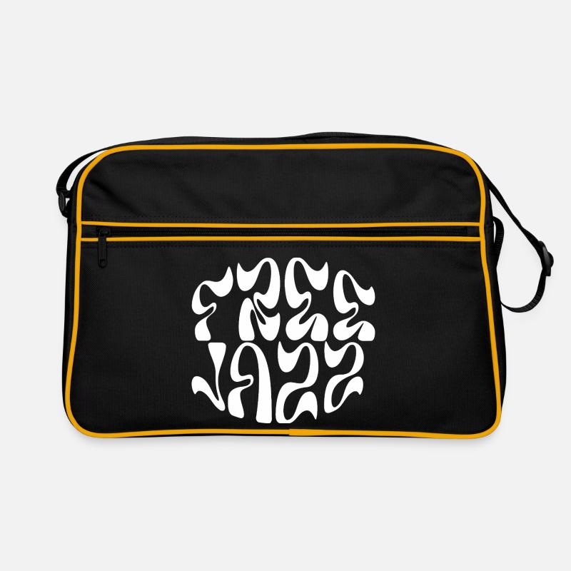 Kostenloses Jazz-Logo-Design Retro Tasche