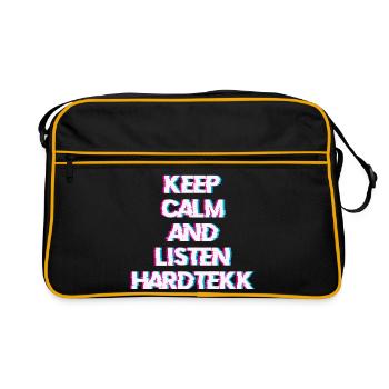Hardtekk Tekk - Retro Bag - black/gold - Front