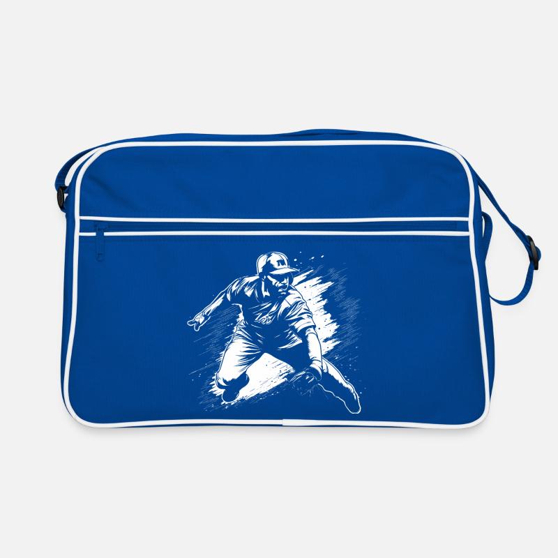 Dessin des joueurs de baseball Sac Retro