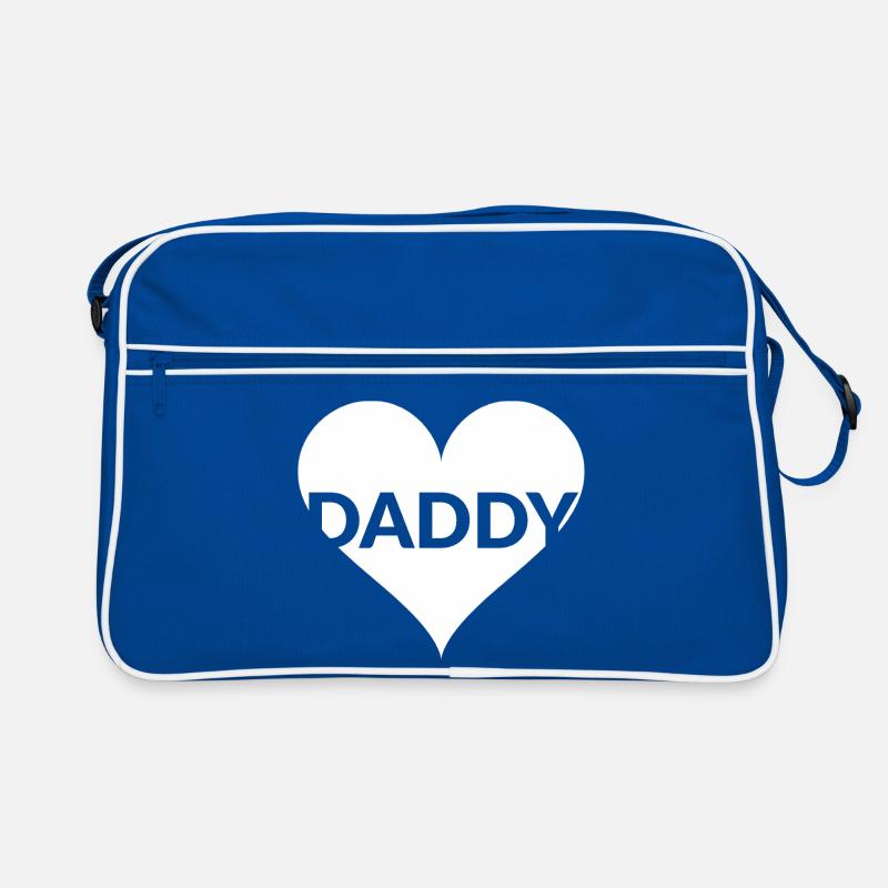 Daddy Herz Geschenk Retro Tasche