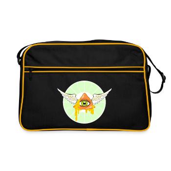 Saint Nacho - Retro Bag - black/gold - Front