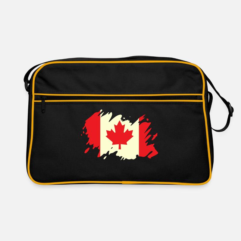 Canada drapeau feuille d'érable feuille d'érable Sac Retro