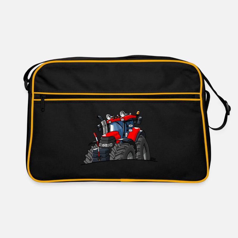 0844 CIH - Retro Tasche - Schwarz/Gold