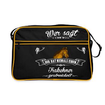Trakehner chance - Sac Retro - noir/or - Devant
