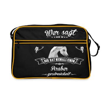 ARAB luck - Retro Bag - black/gold - Front