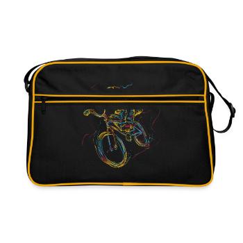 Downhill DownhillEr Gift BMX - Retro Bag - black/gold - Front