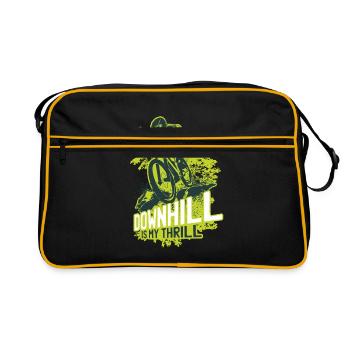 Downhill gift - Retro Bag - black/gold - Front