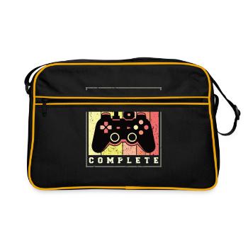 18th birthday gift - Retro Bag - black/gold - Front
