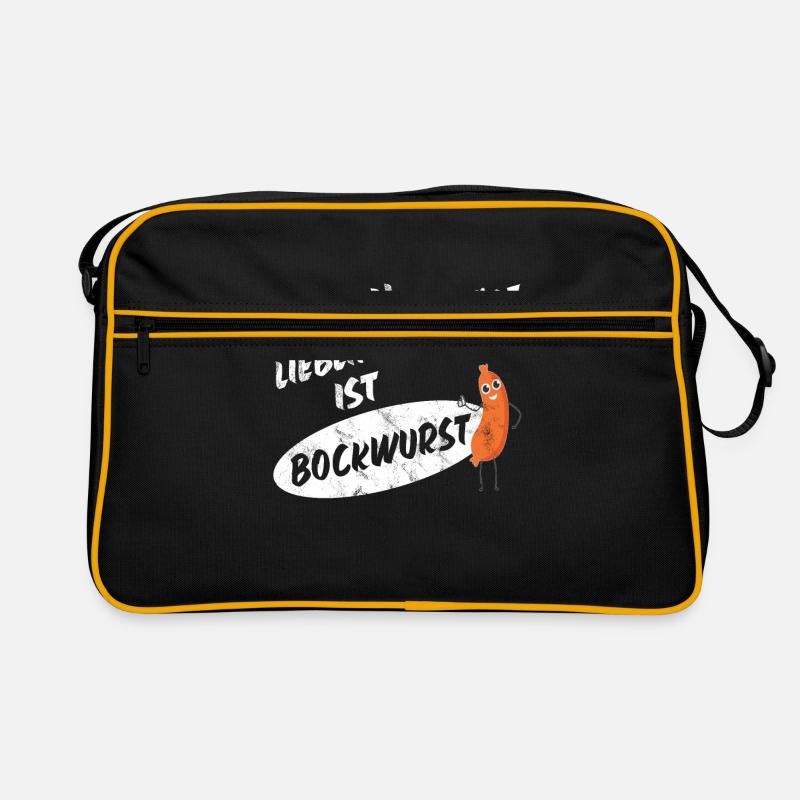 Mes légumes préférés sont Bockwurst 2- Sausage Sac Retro