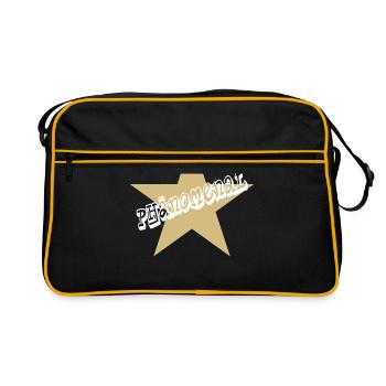 phenomenal gift german rap hip hop - Retro Bag - black/gold - Front