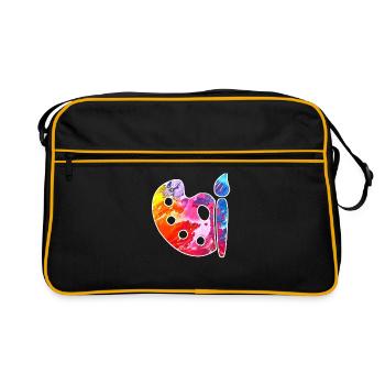 art - Retro Bag - black/gold - Front