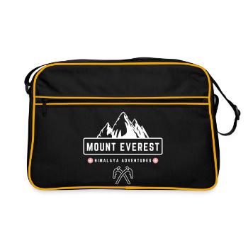 Advetures himalayennes du mont Everest - Sac Retro - noir/or - Devant