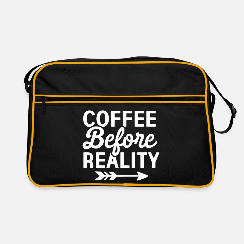 Le café avant la réalité Sac Retro