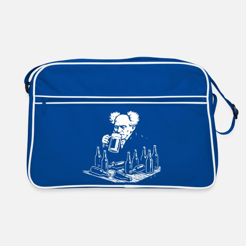 Arthur Schopenhauer boit des bières au pub Sac Retro