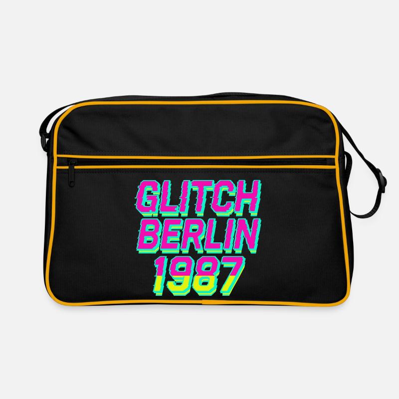 Glitch Berlin 1987 Retro Tasche