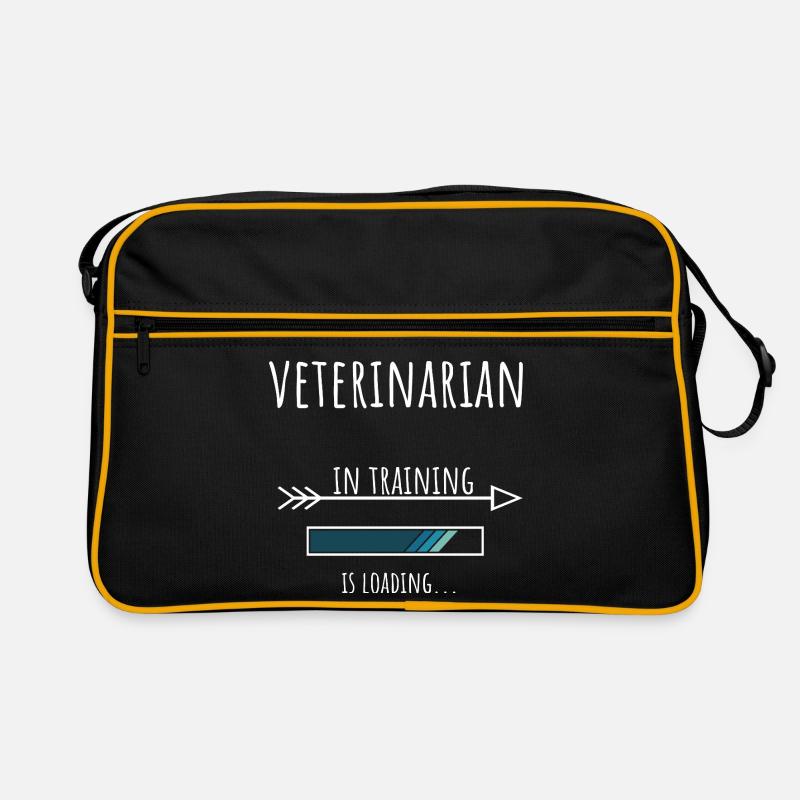 Veterinarian Geschenk Beruf Ausbildung Tierarzt Retro Tasche