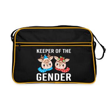 Gardien de la révélation du genre - Sac Retro - noir/or - Devant